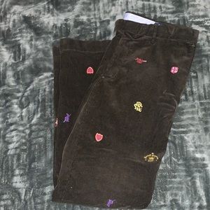 Men’s corduroy jeans polo